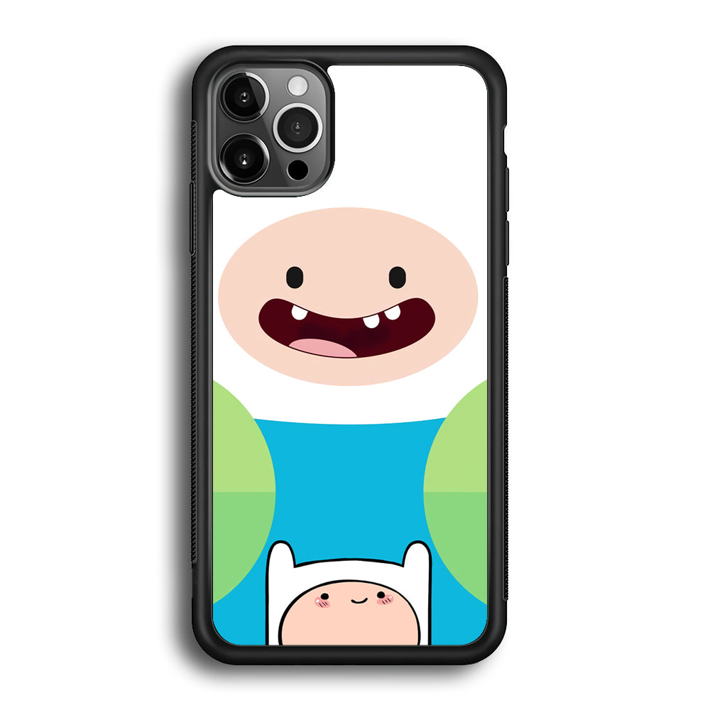 Fin Adventure Time Smiling Face iPhone 12 Pro Max Case