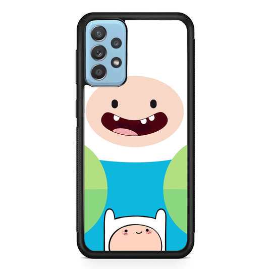 Fin Adventure Time Smiling Face Samsung Galaxy A52 Case