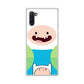 Fin Adventure Time Smiling Face Samsung Galaxy Note 10 Case