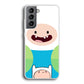 Fin Adventure Time Smiling Face Samsung Galaxy S21 Case