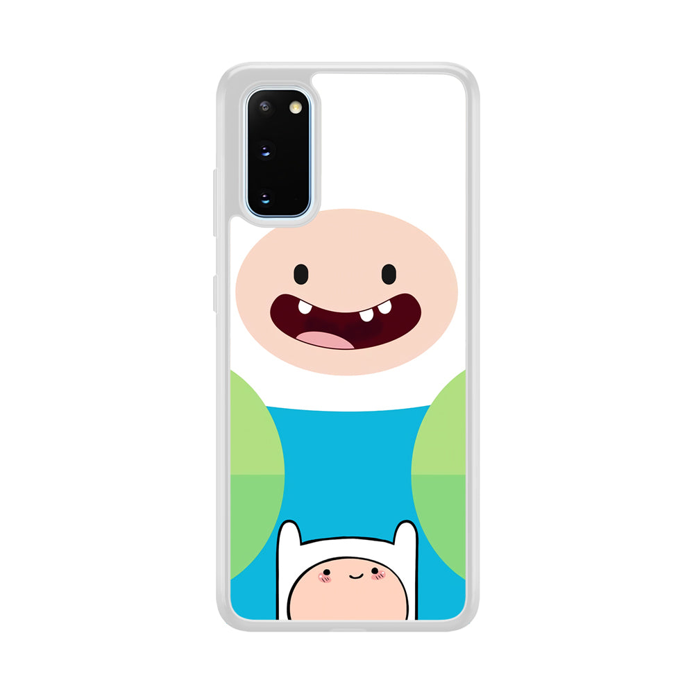 Fin Adventure Time Smiling Face Samsung Galaxy S20 Case