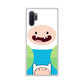 Fin Adventure Time Smiling Face Samsung Galaxy Note 10 Plus Case