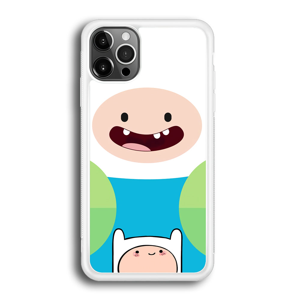 Fin Adventure Time Smiling Face iPhone 12 Pro Max Case
