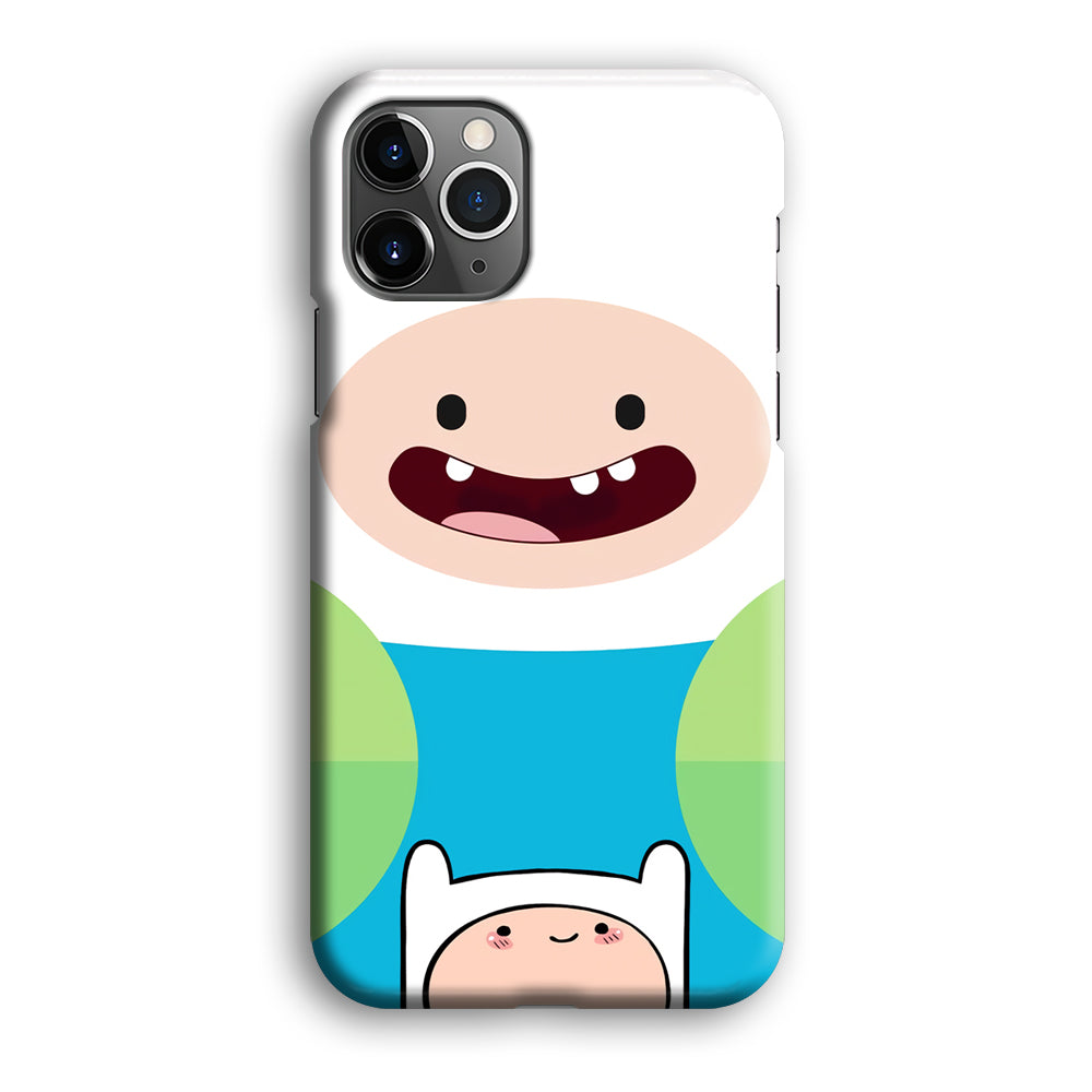 Fin Adventure Time Smiling Face iPhone 12 Pro Max Case