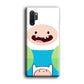 Fin Adventure Time Smiling Face Samsung Galaxy Note 10 Plus Case
