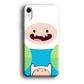 Fin Adventure Time Smiling Face iPhone XR Case