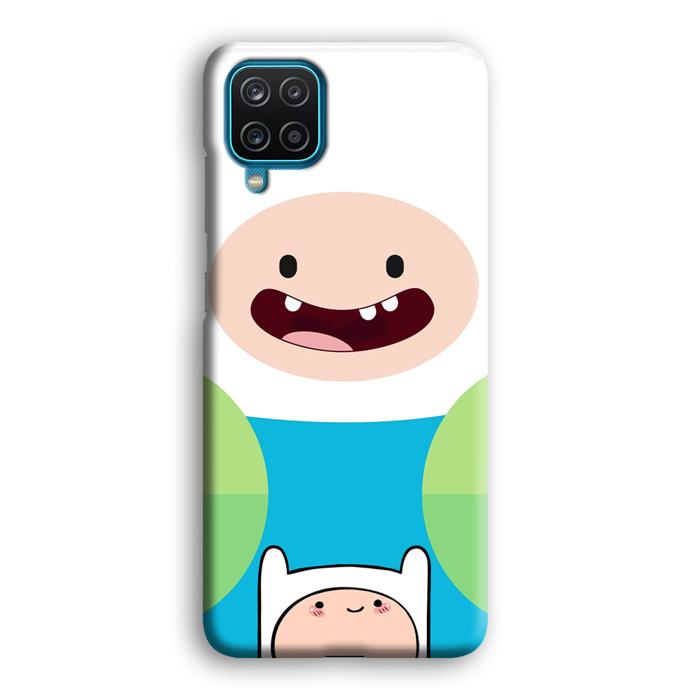 Fin Adventure Time Smiling Face Samsung Galaxy A12 Case