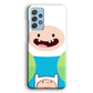 Fin Adventure Time Smiling Face Samsung Galaxy A52 Case