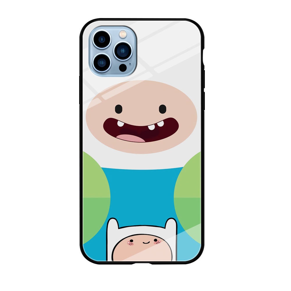 Fin Adventure Time Smiling Face iPhone 12 Pro Max Case