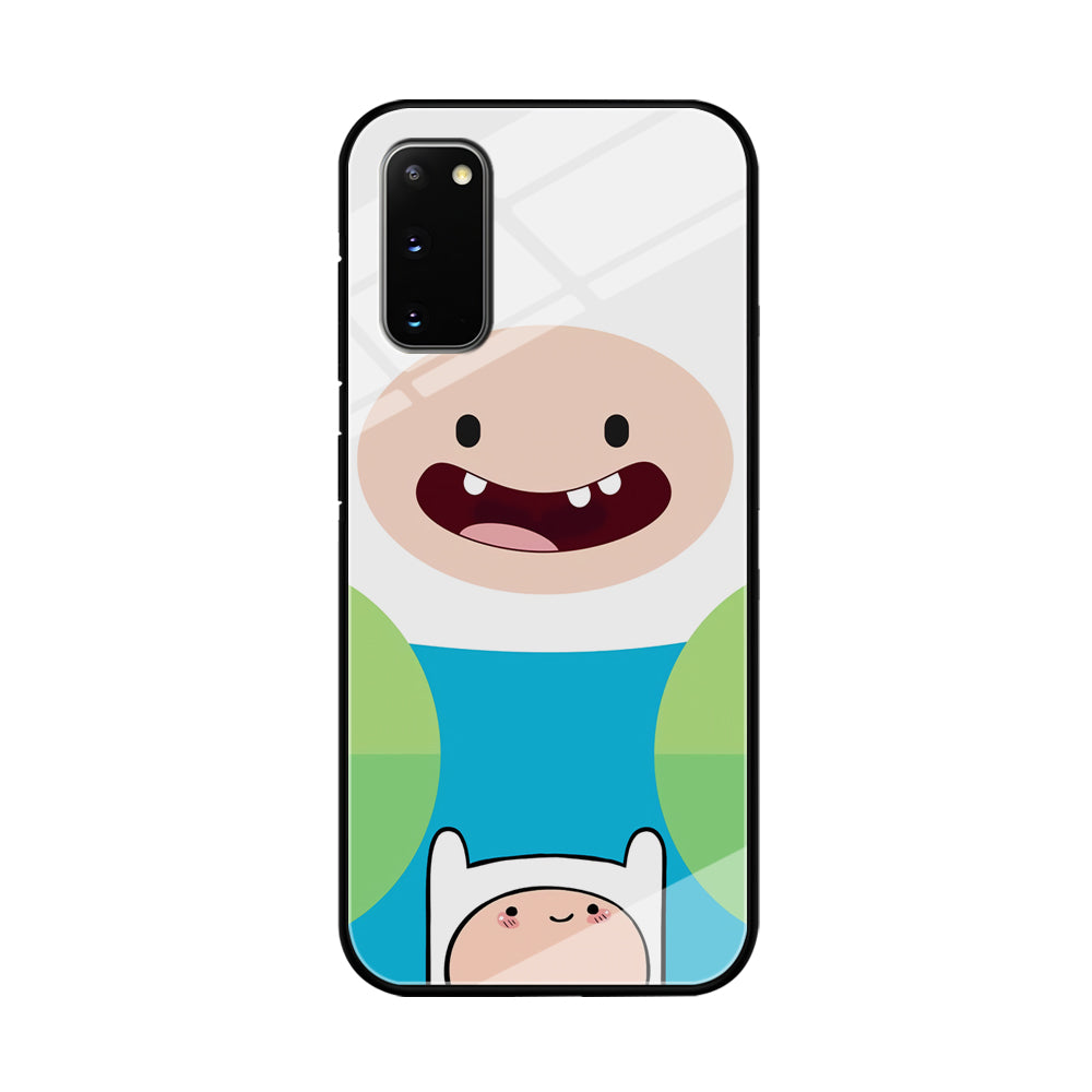 Fin Adventure Time Smiling Face Samsung Galaxy S20 Case