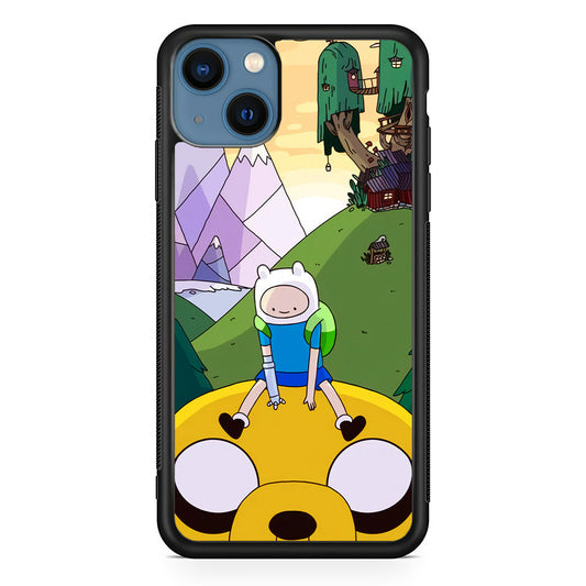 Fin And Jake Adventure Time Sad Moment iPhone 14 Plus Case