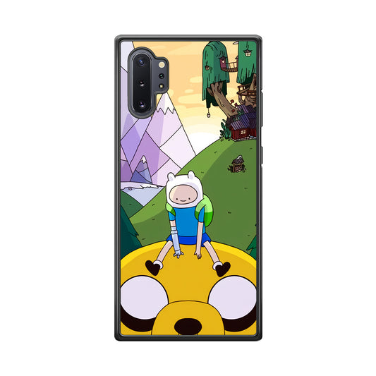 Fin And Jake Adventure Time Sad Moment Samsung Galaxy Note 10 Plus Case