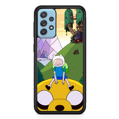 Fin And Jake Adventure Time Sad Moment Samsung Galaxy A52 Case