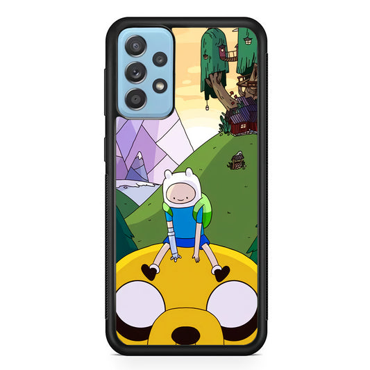 Fin And Jake Adventure Time Sad Moment Samsung Galaxy A52 Case