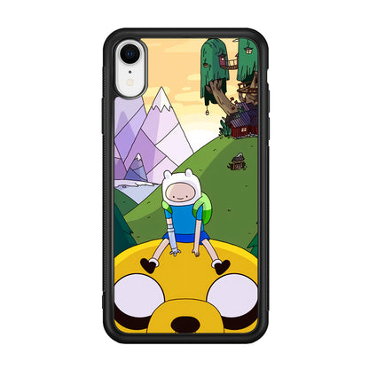 Fin And Jake Adventure Time Sad Moment iPhone XR Case