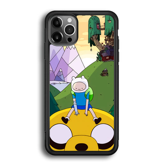 Fin And Jake Adventure Time Sad Moment iPhone 12 Pro Max Case