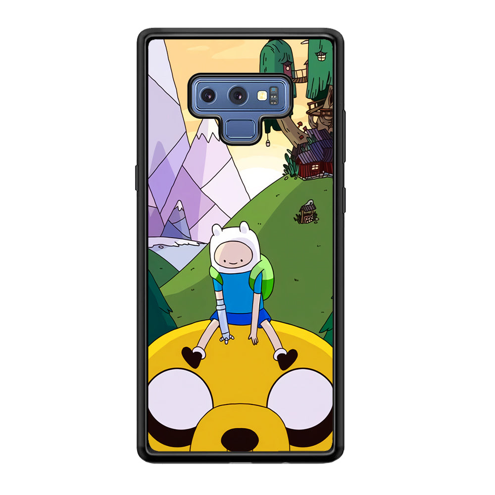 Fin And Jake Adventure Time Sad Moment Samsung Galaxy Note 9 Case