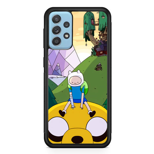Fin And Jake Adventure Time Sad Moment Samsung Galaxy A72 Case