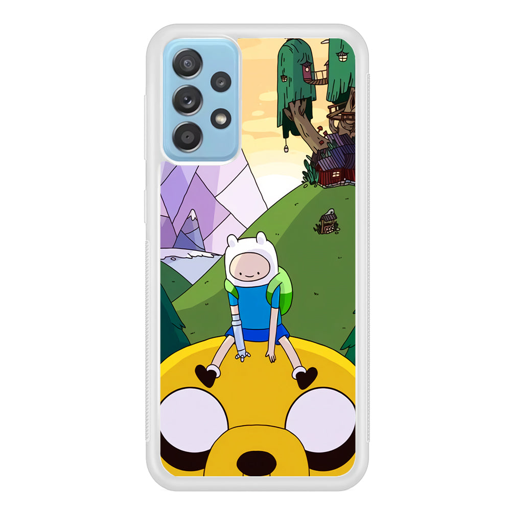 Fin And Jake Adventure Time Sad Moment Samsung Galaxy A72 Case