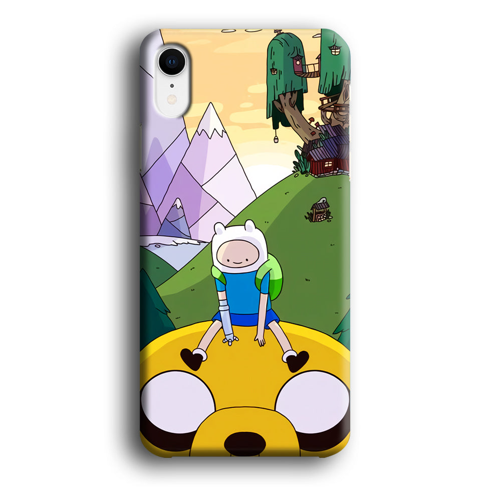 Fin And Jake Adventure Time Sad Moment iPhone XR Case