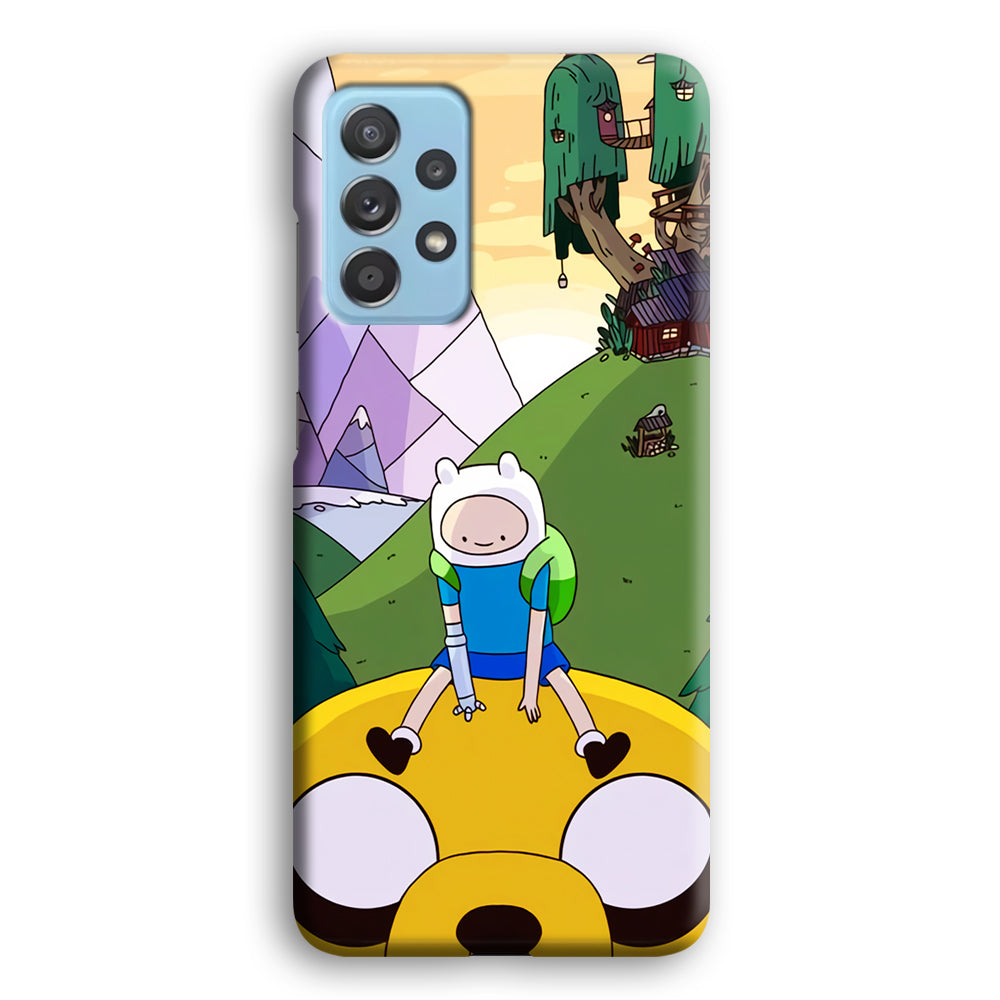Fin And Jake Adventure Time Sad Moment Samsung Galaxy A52 Case