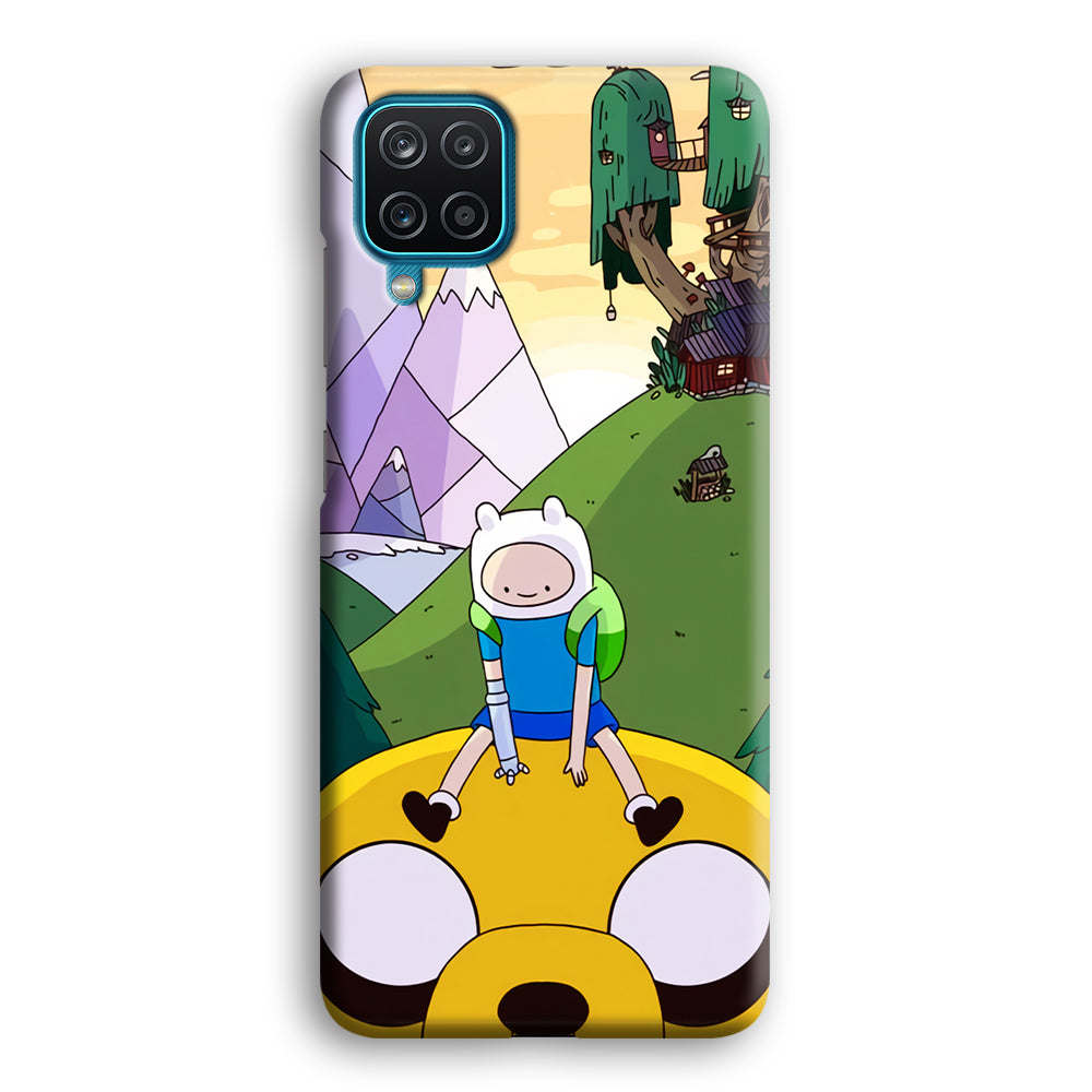 Fin And Jake Adventure Time Sad Moment Samsung Galaxy A12 Case