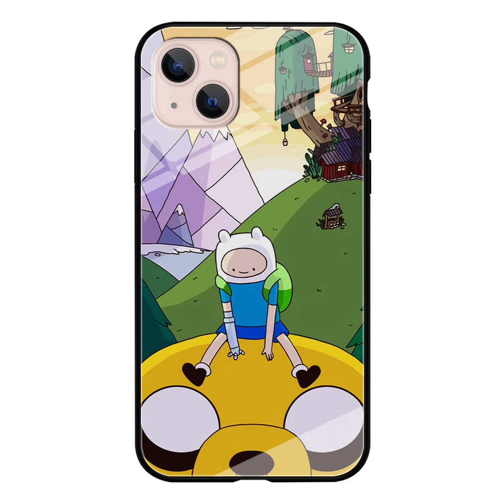 Fin And Jake Adventure Time Sad Moment iPhone 14 Plus Case