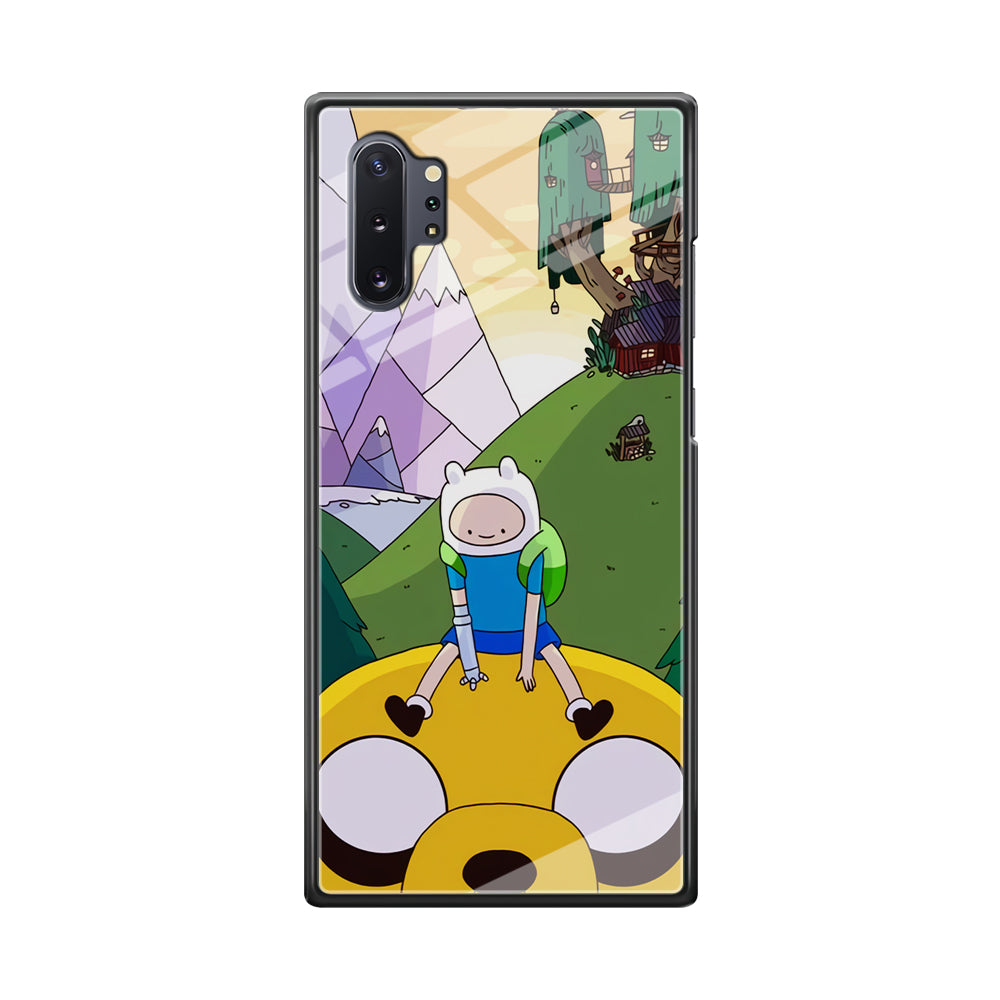 Fin And Jake Adventure Time Sad Moment Samsung Galaxy Note 10 Plus Case