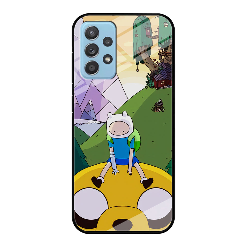 Fin And Jake Adventure Time Sad Moment Samsung Galaxy A72 Case