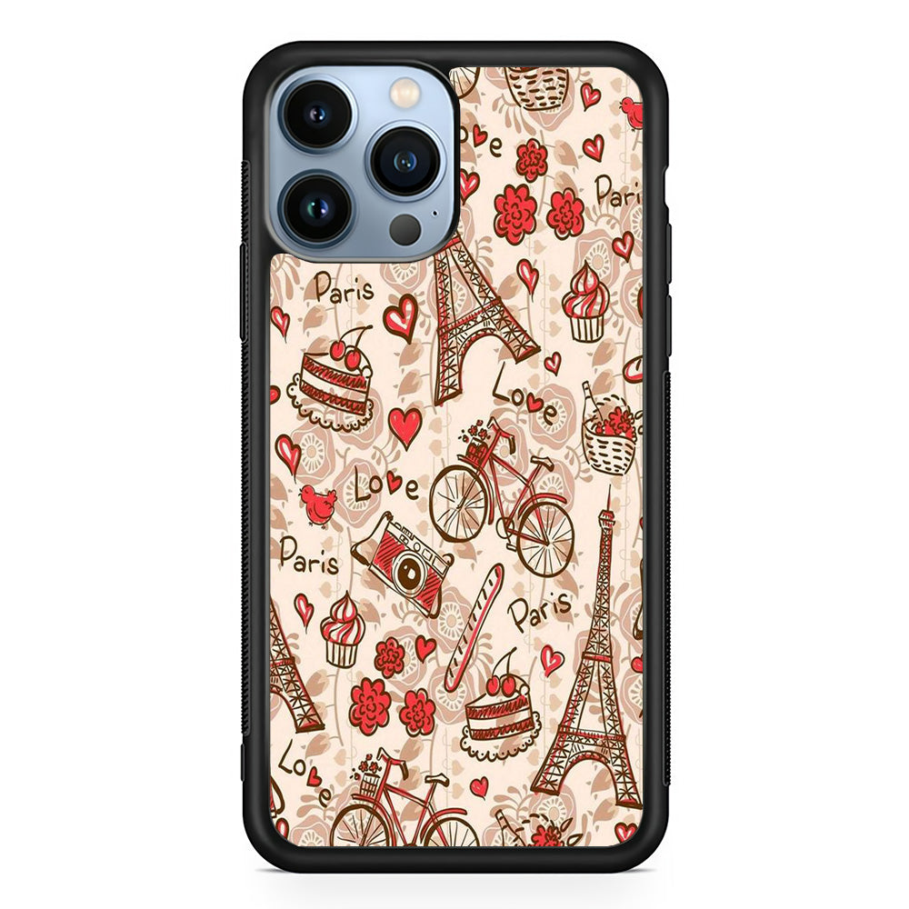 Flowers Beauty In Paris Wallpaper iPhone 15 Pro Case