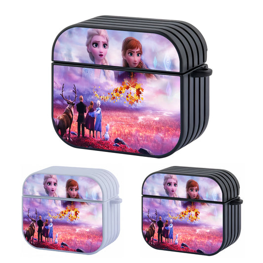 Frozen 2 Elsa and Anna Hard Plastic Case Cover For Apple Airpods 3