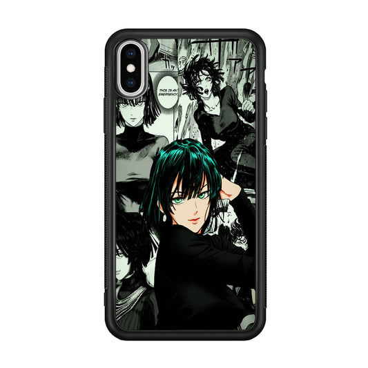 Fubuki One Punch Man Comic iPhone XS Case