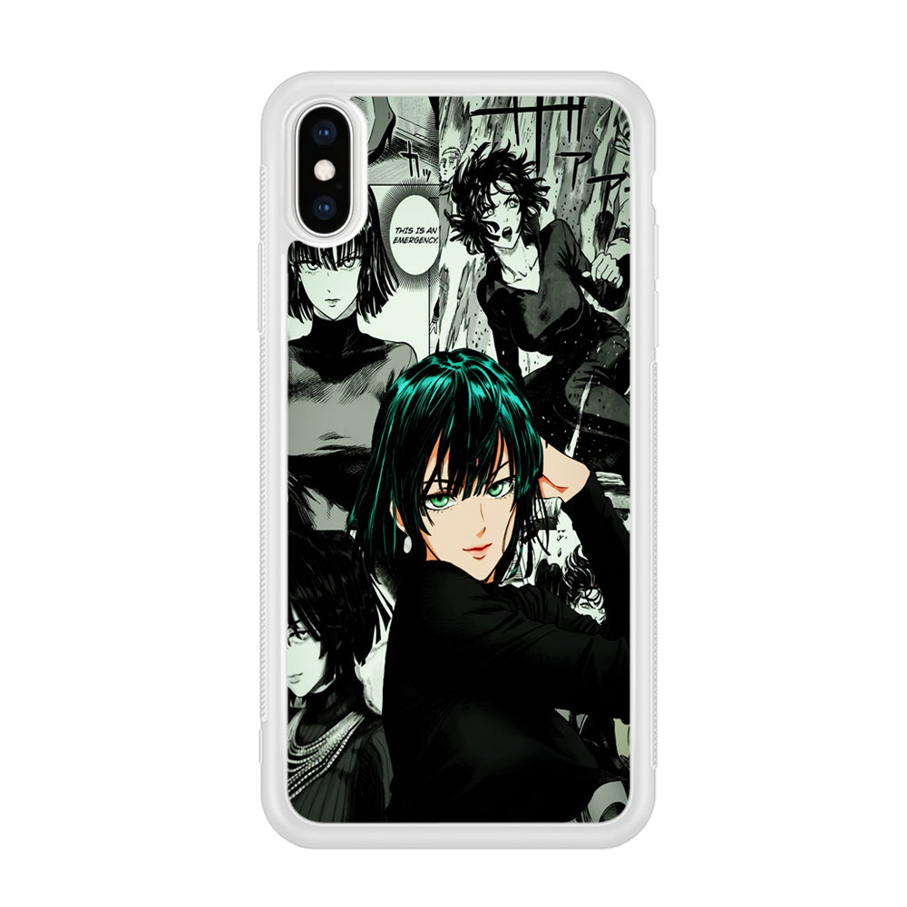 Fubuki One Punch Man Comic iPhone XS Case
