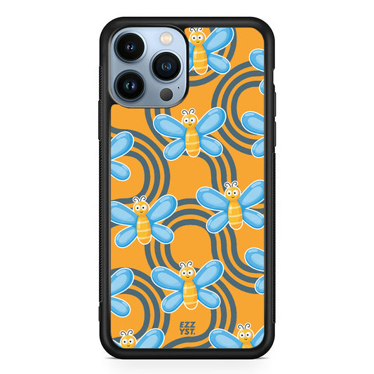 Funny Bugs Little Yellow Dragonfly Magsafe iPhone Case