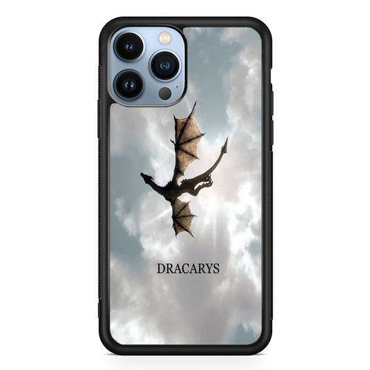 Game Of Thrones Dracarys Dragon Flying In The Sky iPhone 15 Pro Case