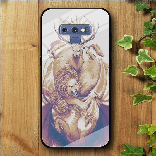 Game of Thrones Gold Samsung Galaxy Note 9 Tempered Glass Case