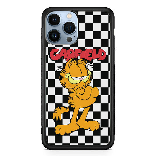 Garfield Cube Black Nad White iPhone 14 Pro Max Case