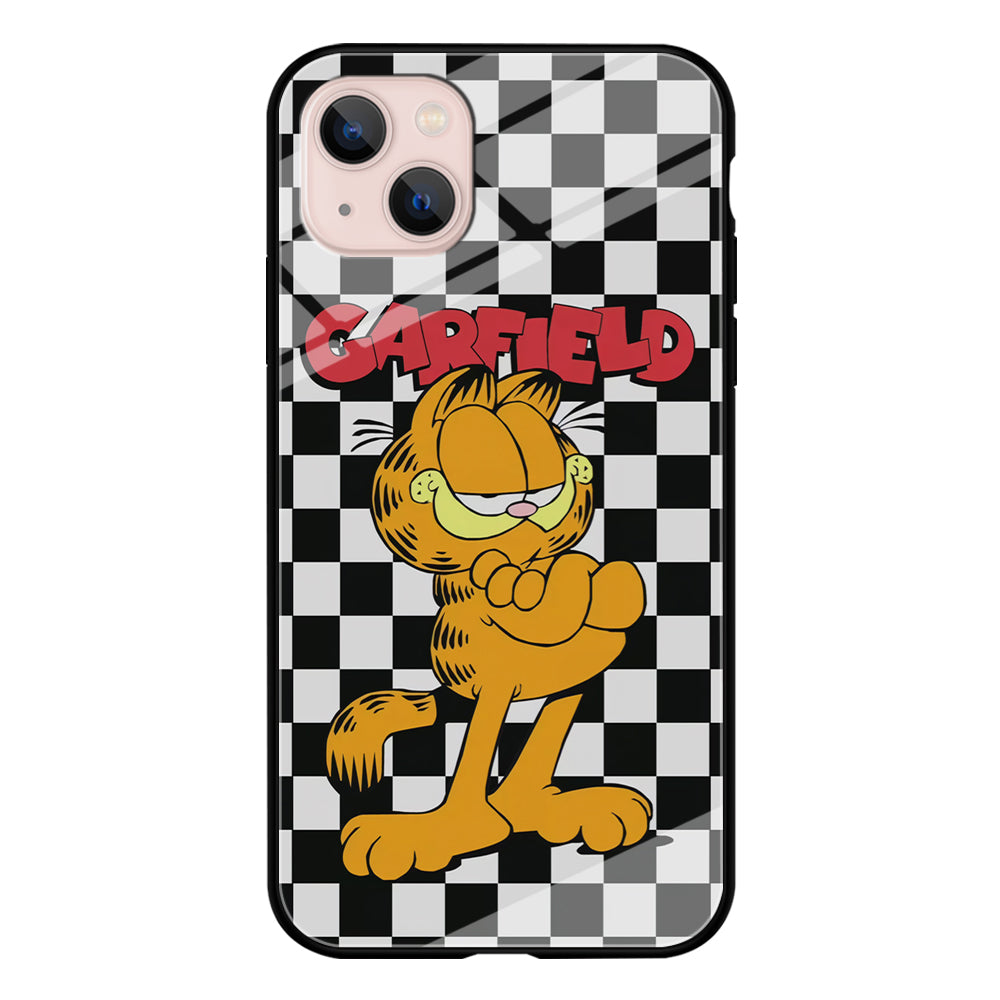 Garfield Cube Black Nad White iPhone 15 Plus Case