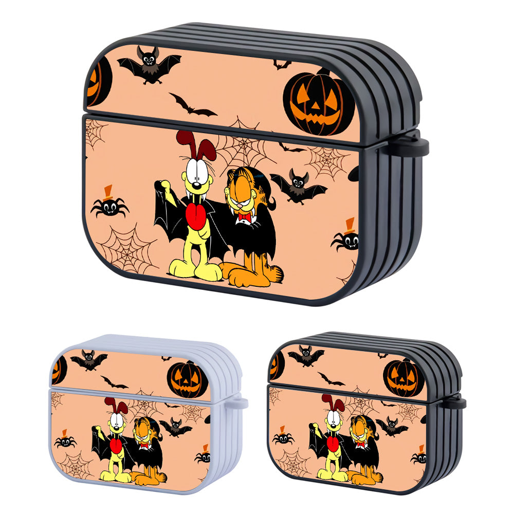 Garfield Halloween Mode Hard Plastic Case Cover For Apple Airpods Pro