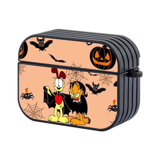 Garfield Halloween Mode Hard Plastic Case Cover For Apple Airpods Pro 2 - Ezzystore
