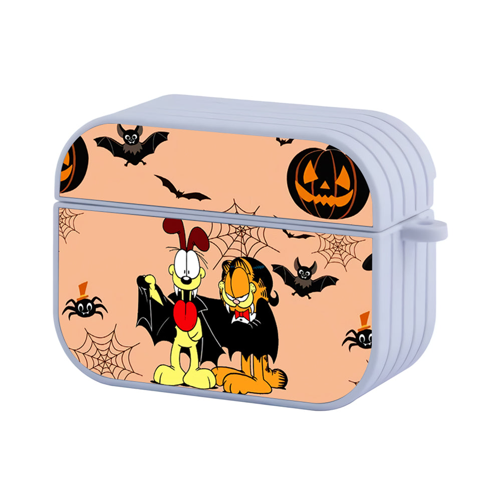 Garfield Halloween Mode Hard Plastic Case Cover For Apple Airpods Pro