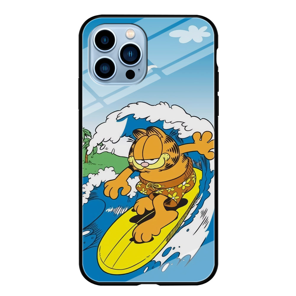 Garfield Surfing iPhone 15 Pro Max Case