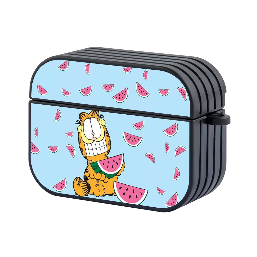 Garfield Watermelon Hard Plastic Case Cover For Apple Airpods Pro 2 - Ezzystore