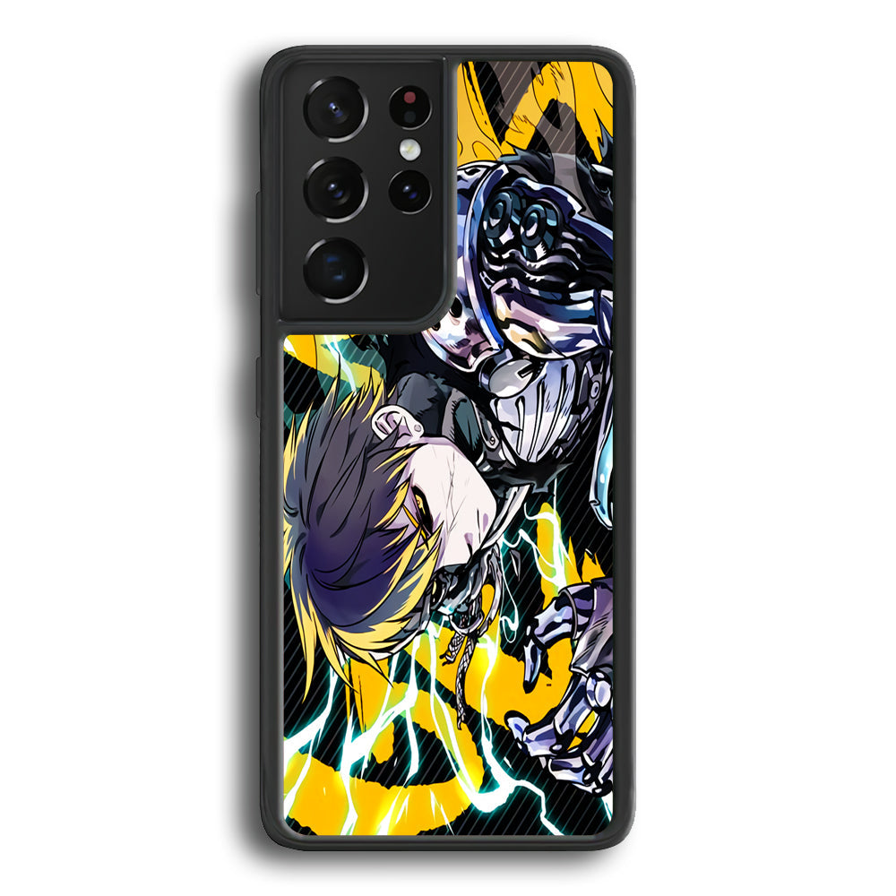 Genos One Punch Man Battle Mode Samsung Galaxy S22 Ultra Case - Ezzystore