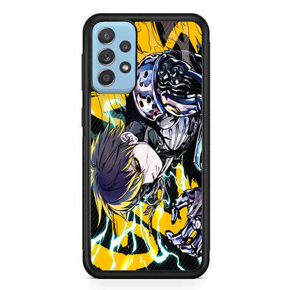 Genos One Punch Man Battle Mode Samsung Galaxy A72 Case