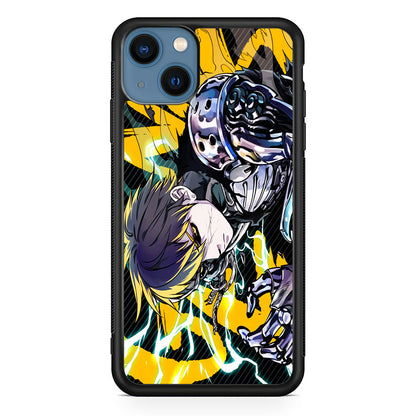Genos One Punch Man Battle Mode iPhone 15 Plus Case