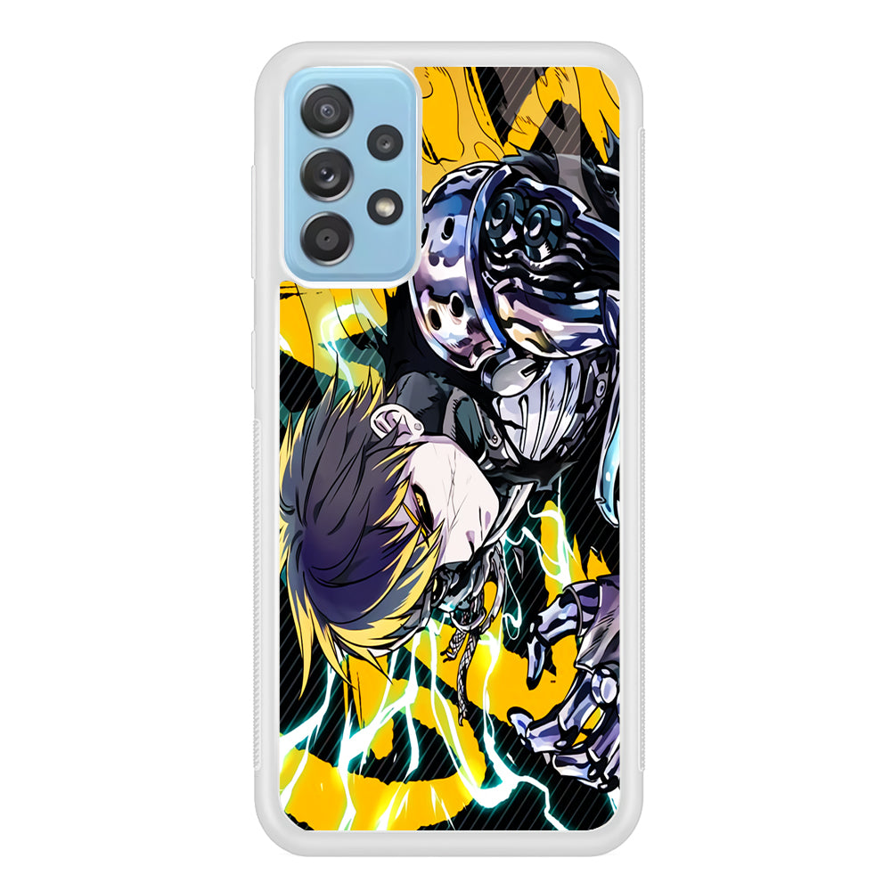 Genos One Punch Man Battle Mode Samsung Galaxy A72 Case