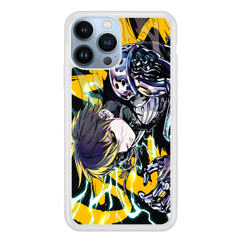 Genos One Punch Man Battle Mode iPhone 15 Pro Max Case
