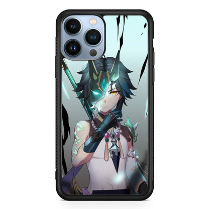 Genshin Impact Xiao Anemo Element iPhone 15 Pro Max Case