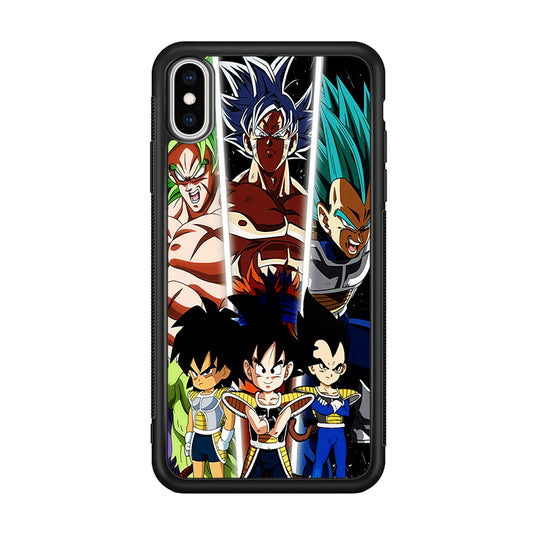 Goku And Brother Transformation iPhone Xs Max Case